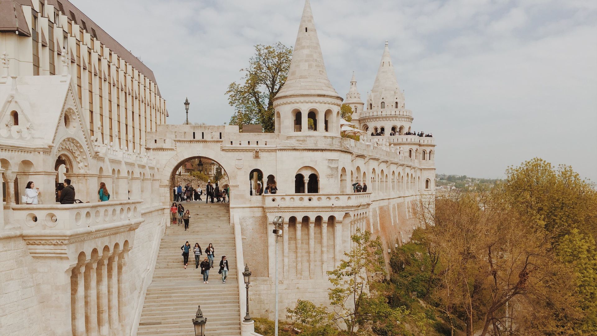 Fisherman's Bastion stair view 